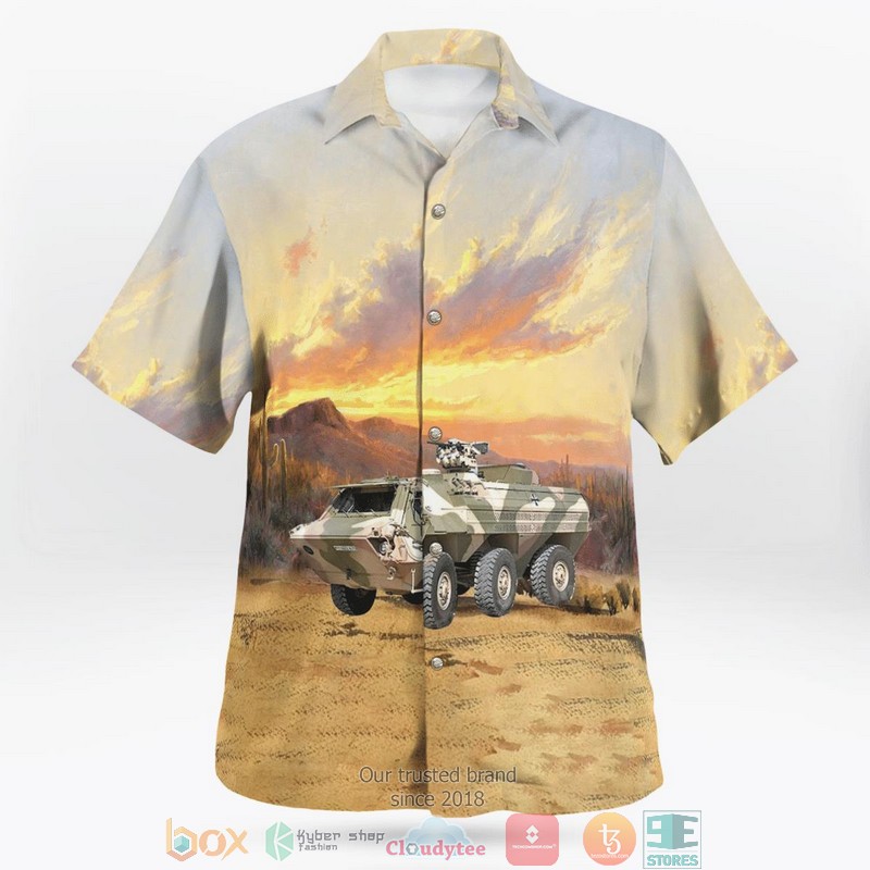 NEW Bundeswehr TPz 1A8A5 Fuchs Aloha Shirt 2 NEW Bundeswehr TPz 1A8A5 Fuchs Aloha Shirt word2