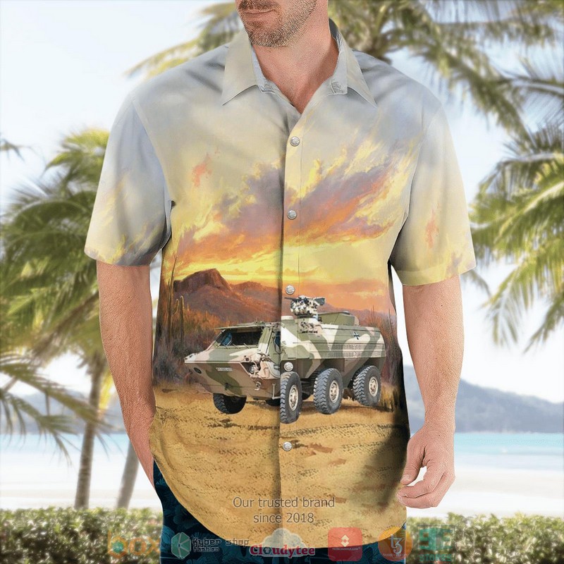 NEW Bundeswehr TPz 1A8A5 Fuchs Aloha Shirt 3 NEW Bundeswehr TPz 1A8A5 Fuchs Aloha Shirt word2