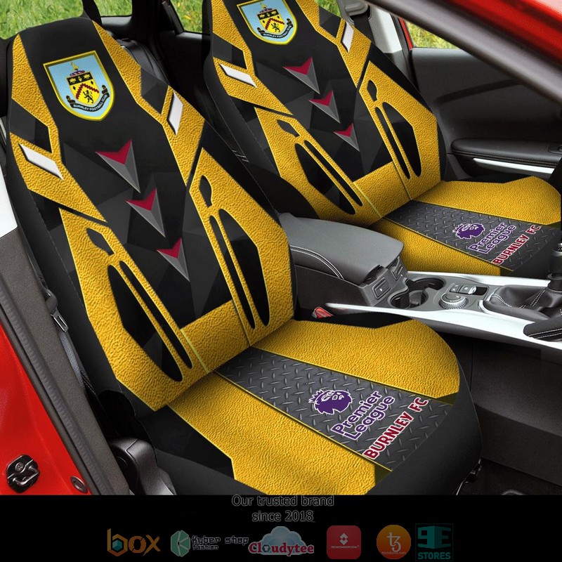 Burnley F.C Twinkle Yellow Car Seat Covers
