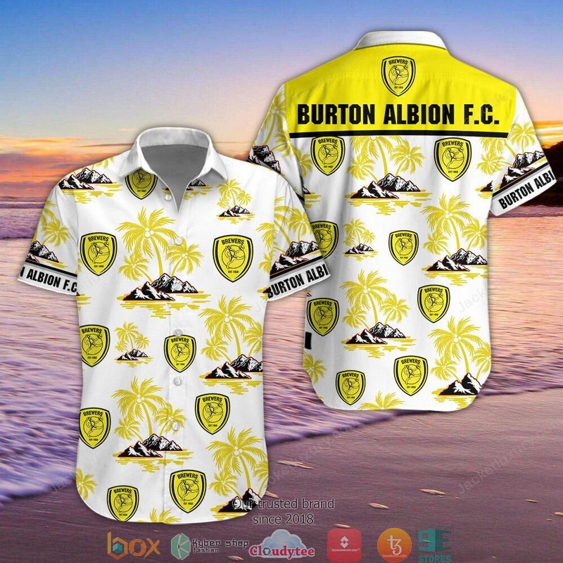Burton Albion Hawaiian Shirt, Beach Short word1
