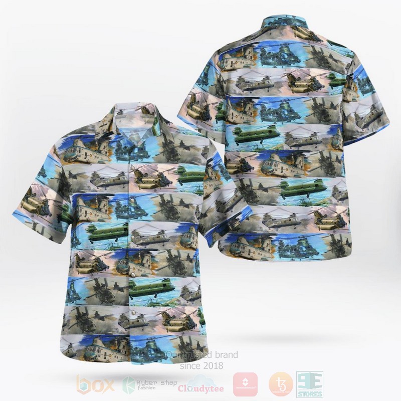 BEST CH-47 Chinook Helicopter 3D Aloha Shirt