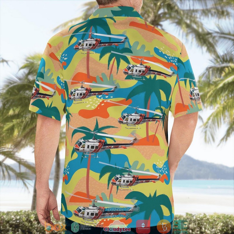 Cal Fire Bell UH 1H Iroquois 205 Hawaiian Shirt 4 Cal Fire Bell UH 1H Iroquois 205 Hawaiian Shirt word2