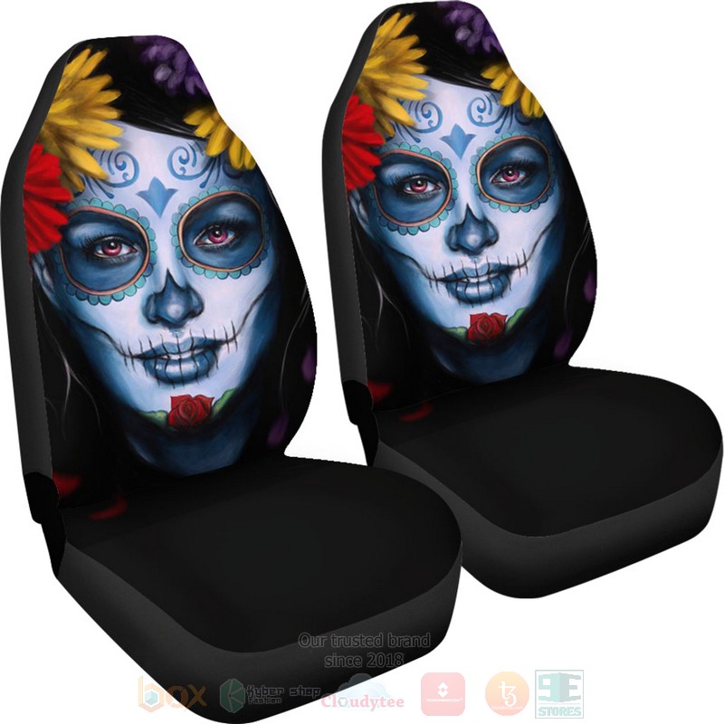 BEST Calavera Girl Luxury Car Seat Covers 4 BEST Calavera Girl Luxury Car Seat Covers word2