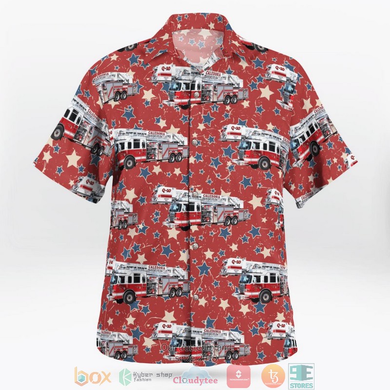 Caledonia Fire Department Wisconsin Independence Day Hawaii 3D Shirt 2 Caledonia Fire Department Wisconsin Independence Day Hawaii 3D Shirt word1
