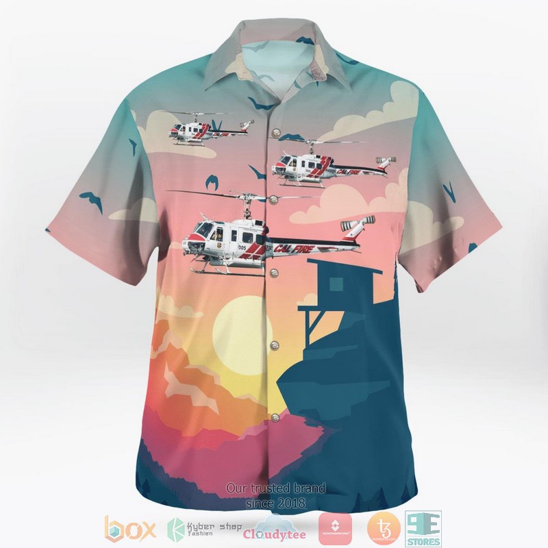 California Department of Forestry Bell UH-1H Iroquois Hawaii 3D Shirt 3 California Department of Forestry Bell UH-1H Iroquois Hawaii 3D Shirt word2