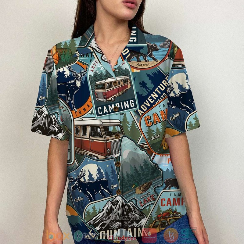 Camping Adventure time Hawaiian Shirt 3 Camping Adventure time Hawaiian Shirt word2
