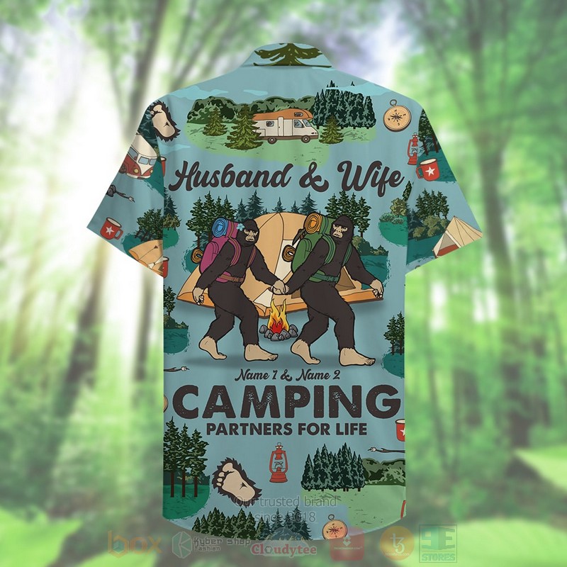 BEST Camping Husband and wife camping partners for life Custom Name Aloha Hawaiian Shirt 2 BEST Camping Husband and wife camping partners for life Custom Name Aloha Hawaiian Shirt word2