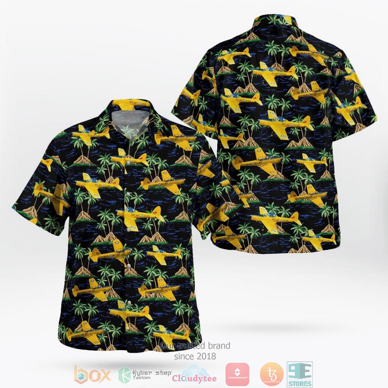 Canada Aviation and Space Museum De Havilland Canada DHC-1 Chipmunk Hawaiian Shirt 8 Canada Aviation and Space Museum De Havilland Canada DHC-1 Chipmunk Hawaiian Shirt word2