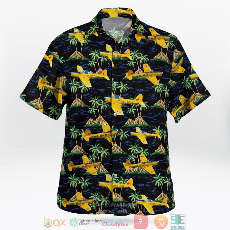 Canada Aviation and Space Museum De Havilland Canada DHC-1 Chipmunk Hawaiian Shirt 2 Canada Aviation and Space Museum De Havilland Canada DHC-1 Chipmunk Hawaiian Shirt word3