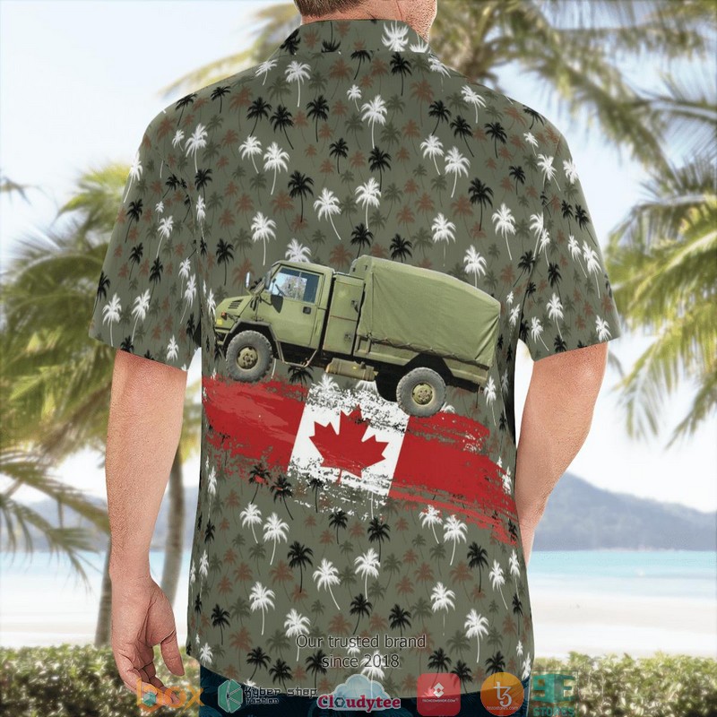 Canadian Army LSVW Military Truck Hawaiian Shirt 34 Canadian Army LSVW Military Truck Hawaiian Shirt word2