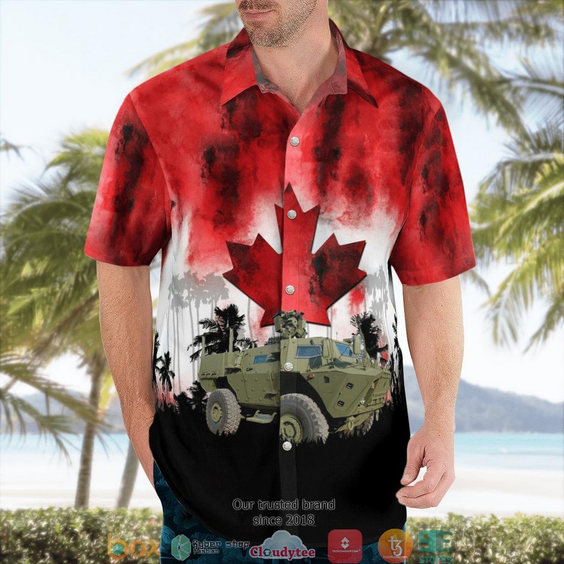 Canadian Army TAPV Tactical Armoured Patrol Vehicle Hawaiian Shirt 19 Canadian Army TAPV Tactical Armoured Patrol Vehicle Hawaiian Shirt word2
