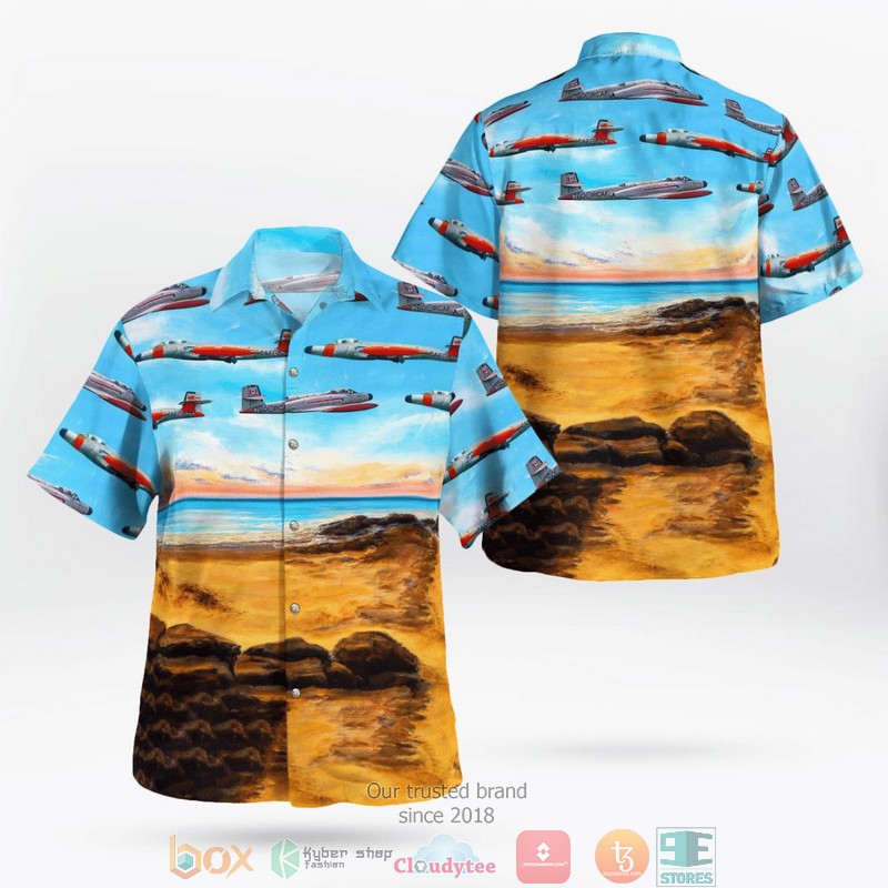 NEW Canadian Historical Aircraft Avro Canada CF-100 Canuck Mk5 Aloha Shirt word3