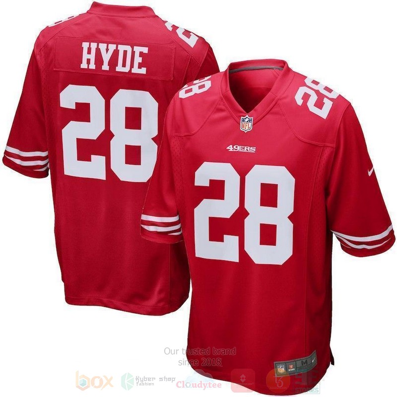 BEST Carlos Hyde San Francisco 49ers Jersey Football 3 BEST Carlos Hyde San Francisco 49ers Jersey Football word2