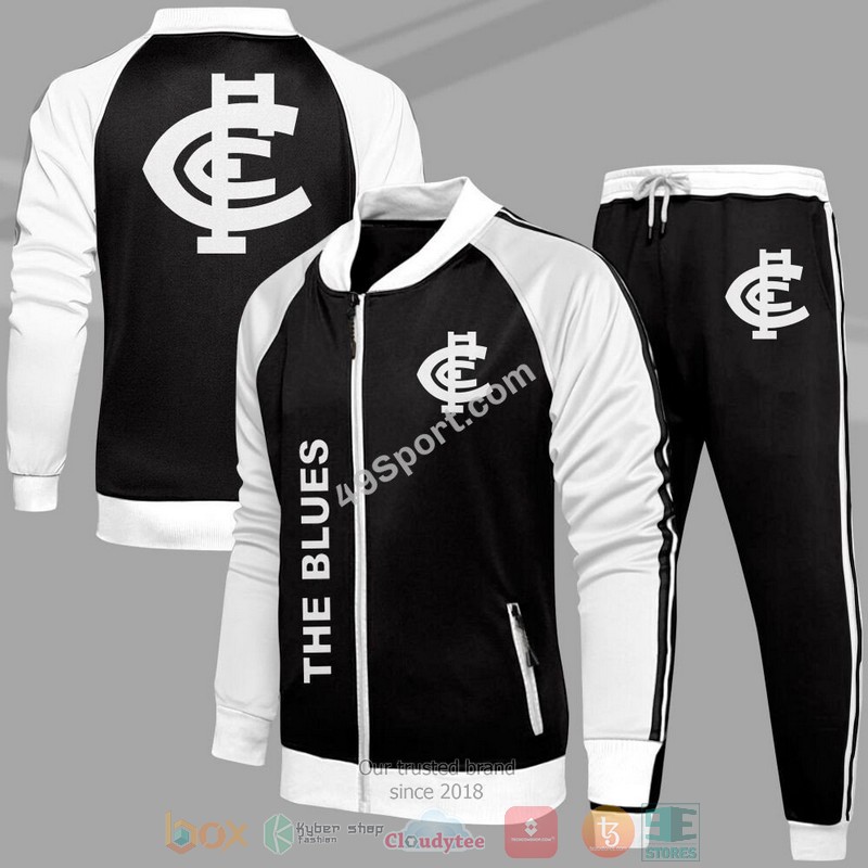 NEW Carlton Blues Tracksuits Jacket and Pant 11 NEW Carlton Blues Tracksuits Jacket and Pant word3