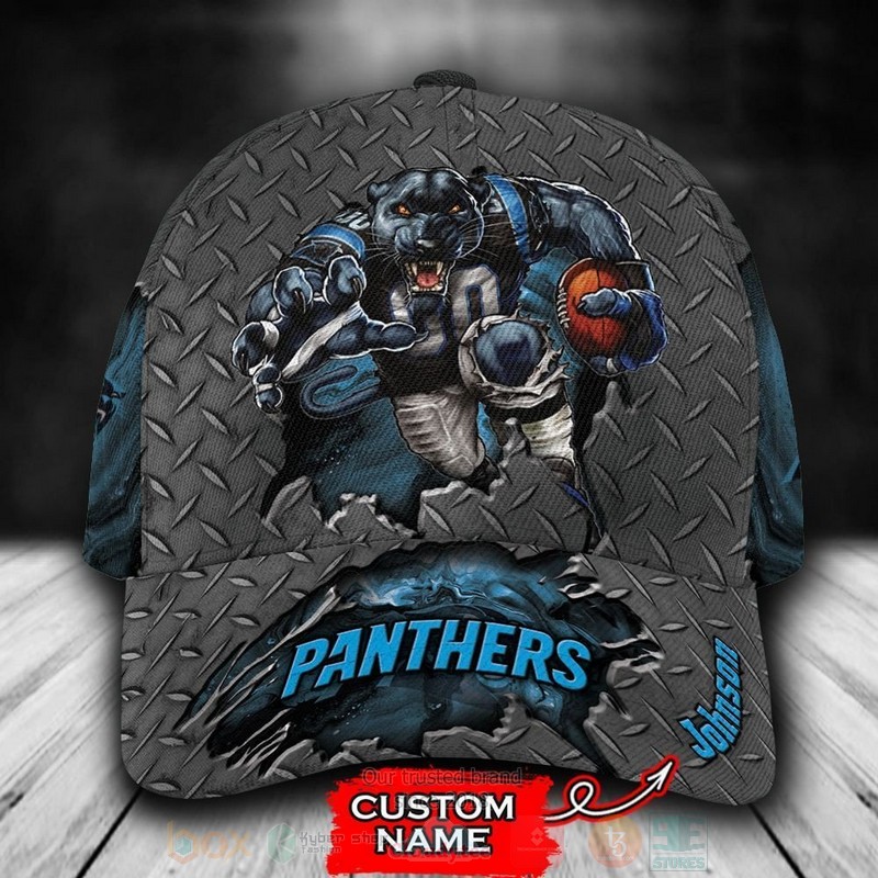 BEST Carolina Panthers Mascot NFL Team Custom Name 3D Cap 1 BEST Carolina Panthers Mascot NFL Team Custom Name 3D Cap word1