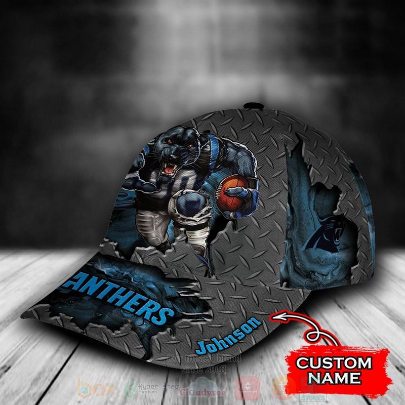 BEST Carolina Panthers Mascot NFL Team Custom Name 3D Cap 3 BEST Carolina Panthers Mascot NFL Team Custom Name 3D Cap word1