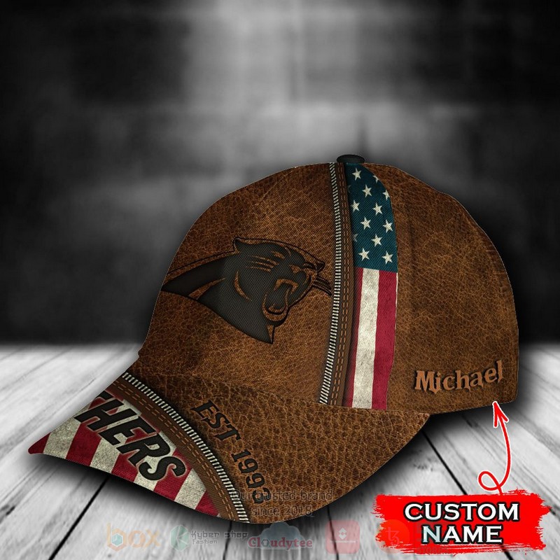 BEST Carolina Panthers NFL Team Custom Name 3D Cap word1