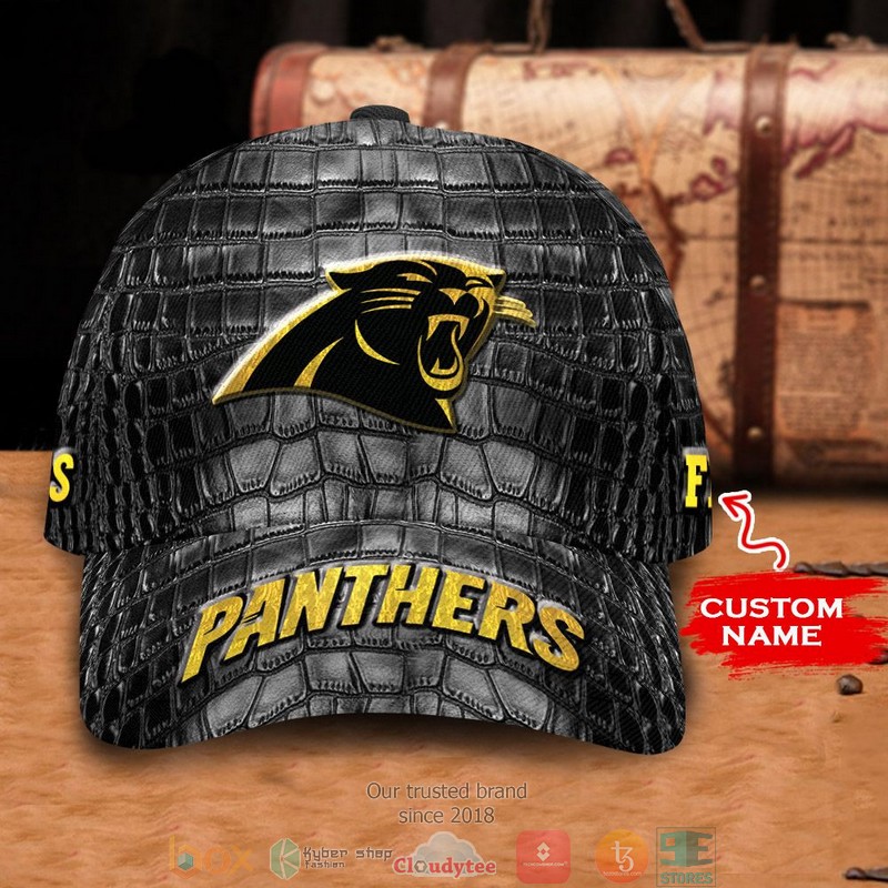 Carolina Panthers Printed Luxury NFL Custom Name Cap word3