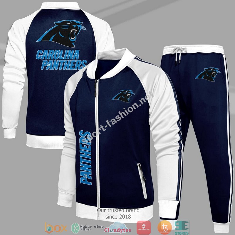 Carolina Panthers Tracksuit Jacket, Pants word1