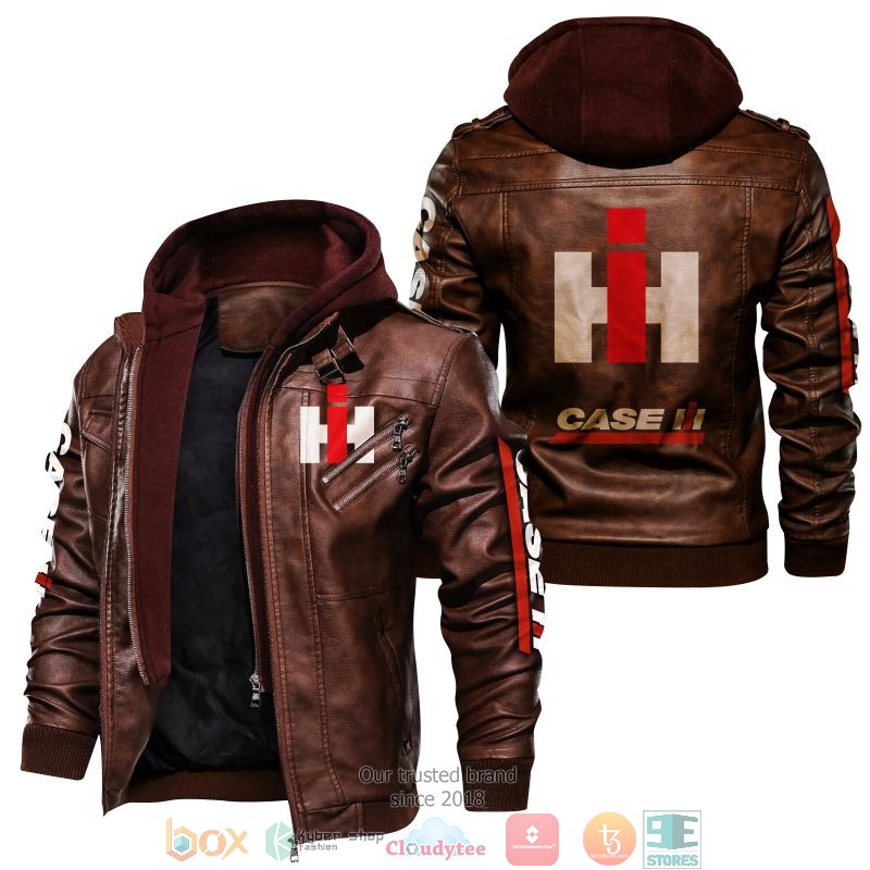 NEW Case IH PU Leather Jacket word3