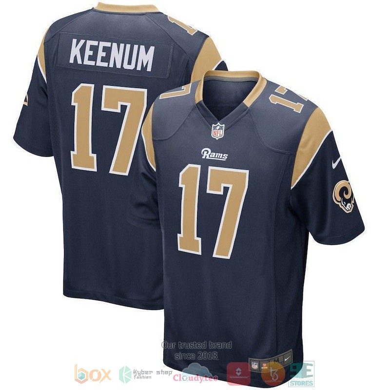 NEW Case Keenum Los Angeles Rams Football Jersey 1 NEW Case Keenum Los Angeles Rams Football Jersey word2