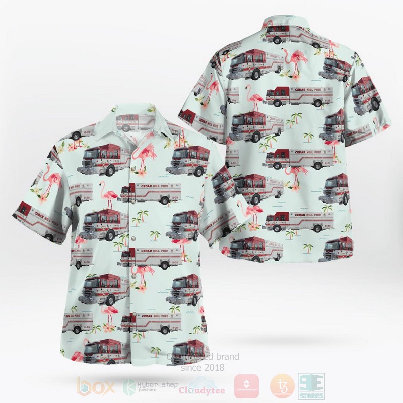 BEST Cedar Hill TX Fire Department, Cedar Hill, Texas 3D Aloha Shirt 1 BEST Cedar Hill TX Fire Department, Cedar Hill, Texas 3D Aloha Shirt word2