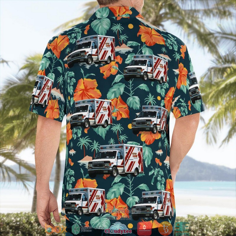 Centennial Colorado Action Care Ambulance Hawaiian Shirt word2
