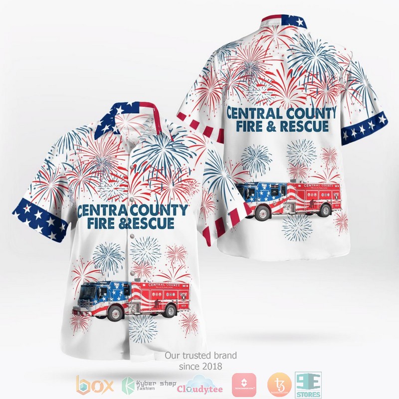 Central County Fire & Rescue Missouri 4th Of July Hawaii 3D Shirt 8 Central County Fire & Rescue Missouri 4th Of July Hawaii 3D Shirt word3
