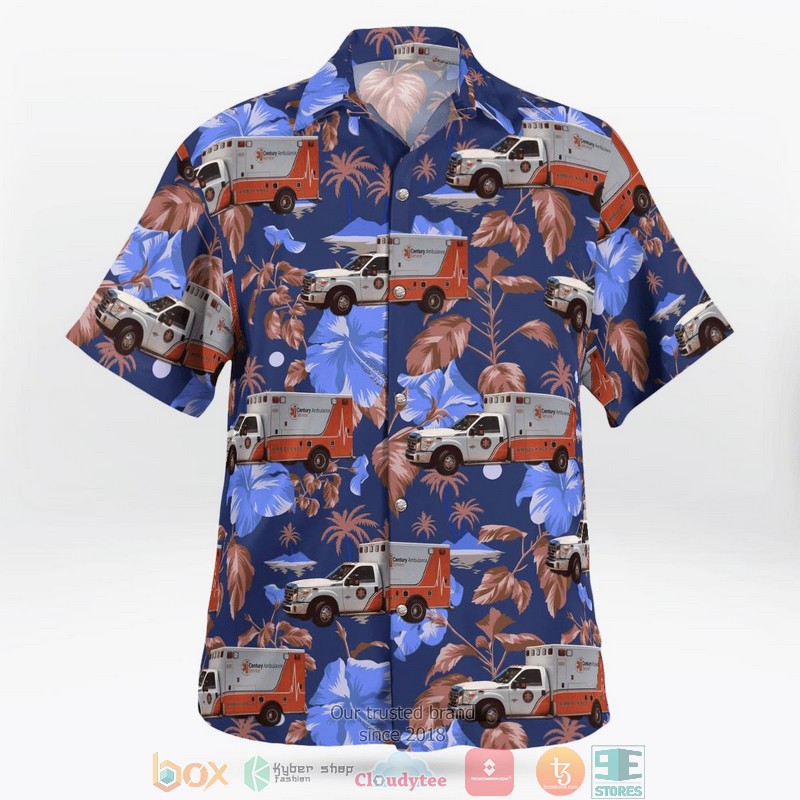 NEW Century Ambulance Service Jacksonville Florida Aloha Shirt 2 NEW Century Ambulance Service Jacksonville Florida Aloha Shirt word2