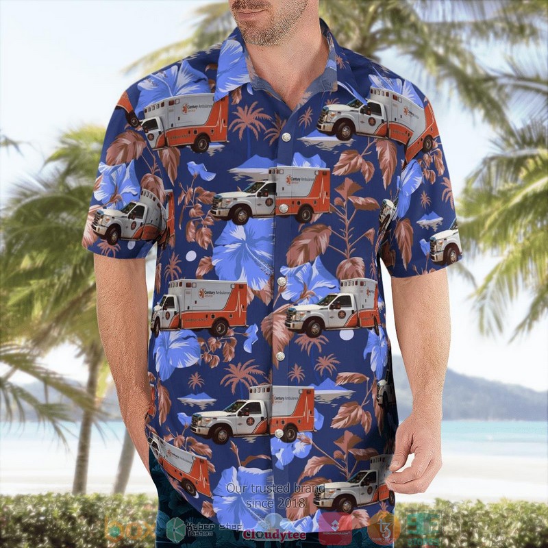 NEW Century Ambulance Service Jacksonville Florida Aloha Shirt 3 NEW Century Ambulance Service Jacksonville Florida Aloha Shirt word2
