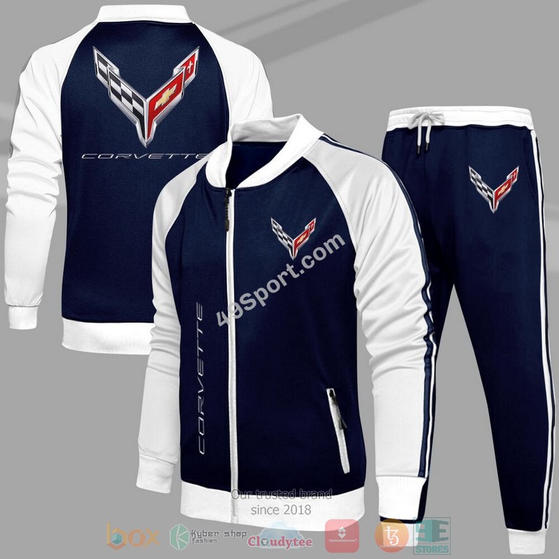 NEW Chevrolet Corvette Tracksuits Jacket and Pant word3