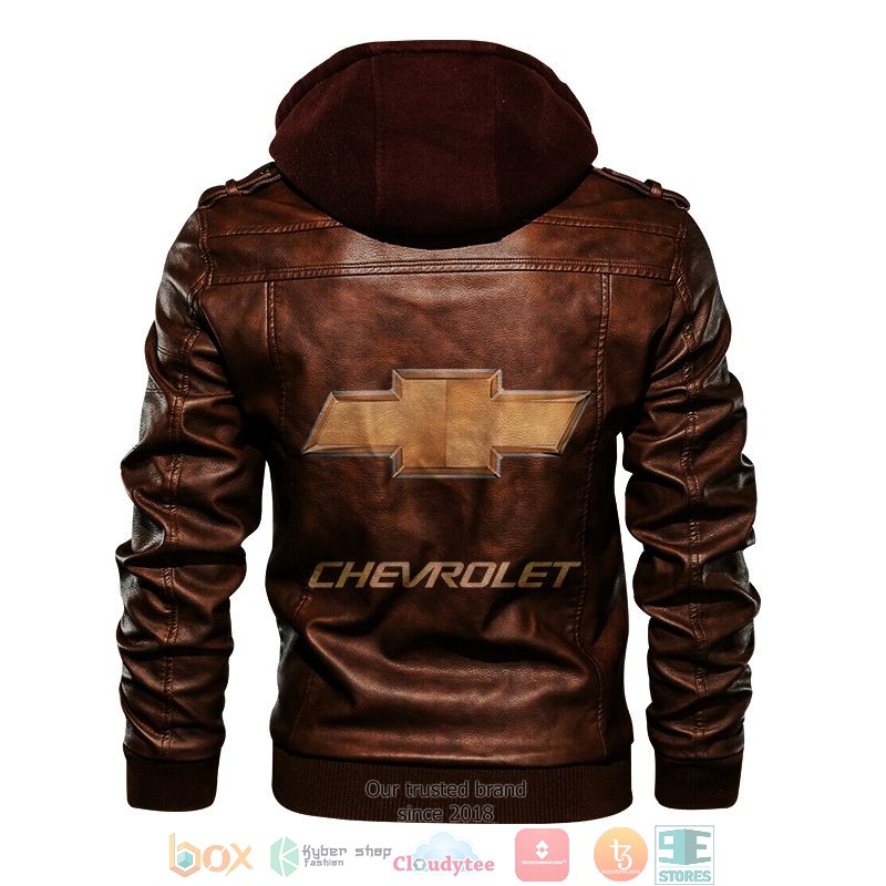 NEW Chevrolet company logo PU Leather Jacket 4 NEW Chevrolet company logo PU Leather Jacket word1
