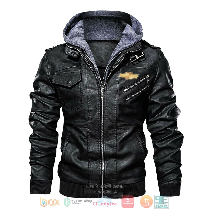 NEW Chevrolet company logo PU Leather Jacket 5 NEW Chevrolet company logo PU Leather Jacket word1