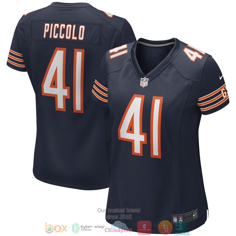 Chicago Bears Brian Piccolo 41 Navy Game Retired Football Jersey 3 Chicago Bears Brian Piccolo 41 Navy Game Retired Football Jersey word1
