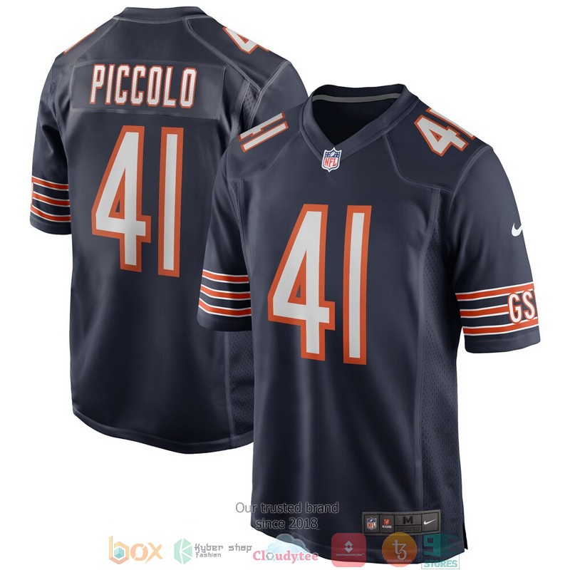 Chicago Bears Brian Piccolo Navy Game Retired Football Jersey