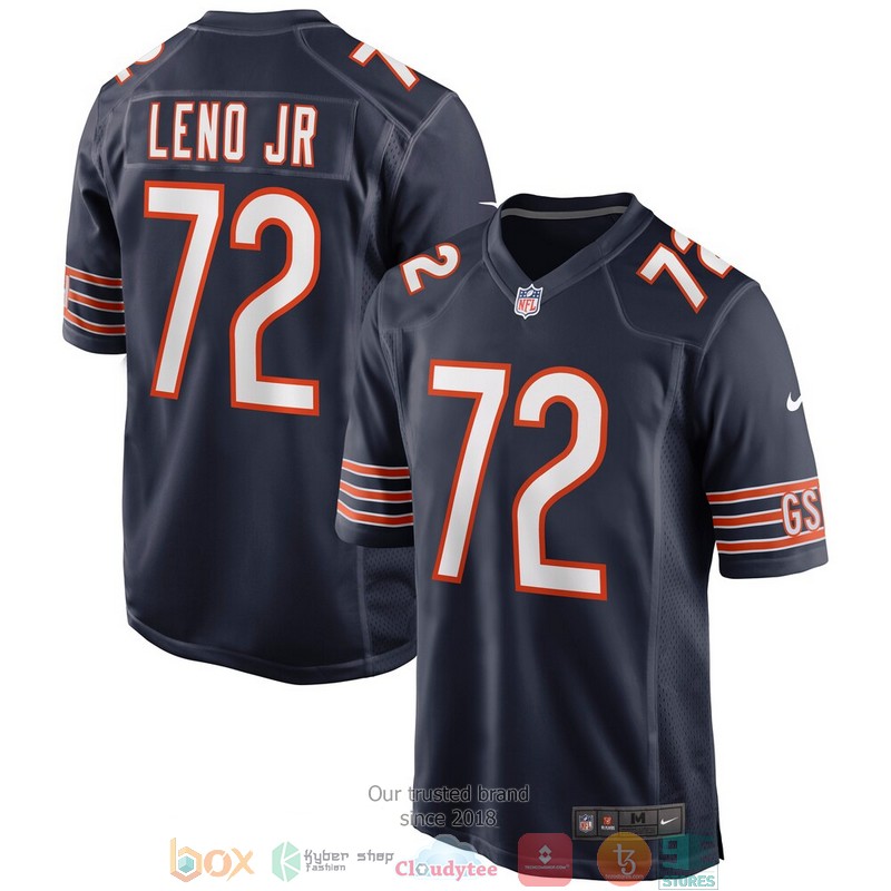 Chicago Bears Charles Leno Jr. Navy Football Jersey 2 Chicago Bears Charles Leno Jr. Navy Football Jersey word3