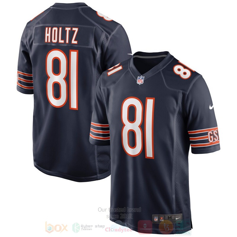BEST Chicago Bears J.P. Holtz Navy Jersey Football Shirt 3 BEST Chicago Bears J.P. Holtz Navy Jersey Football Shirt word2
