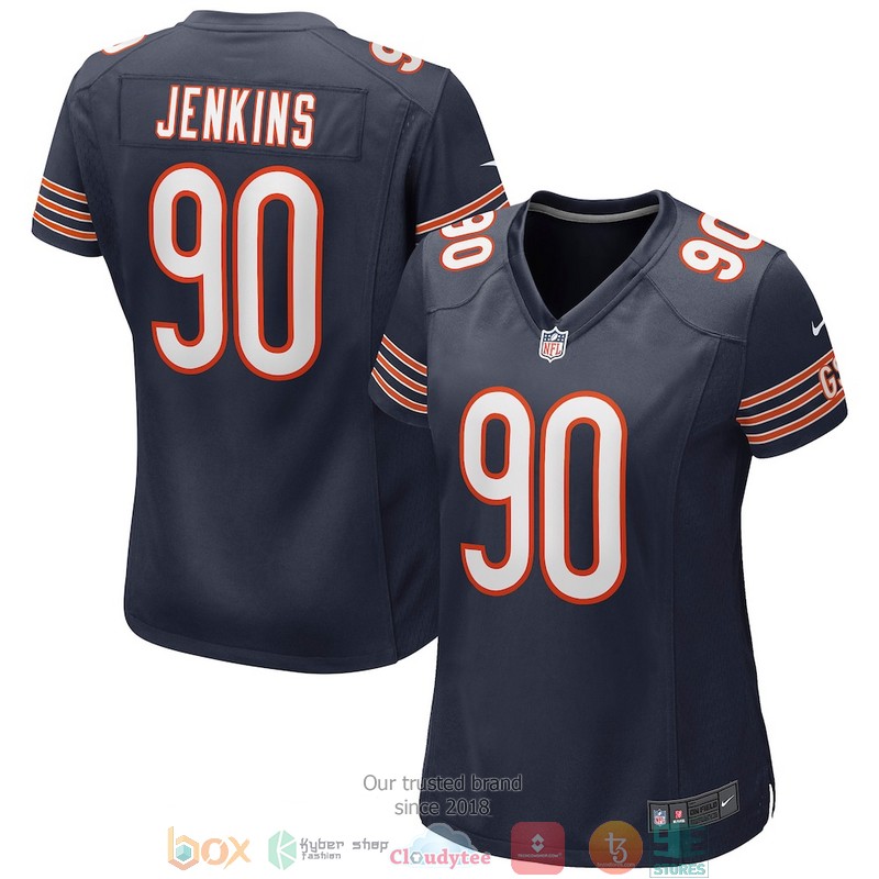 Chicago Bears John Jenkins Navy Football Jersey 2 Chicago Bears John Jenkins Navy Football Jersey word1