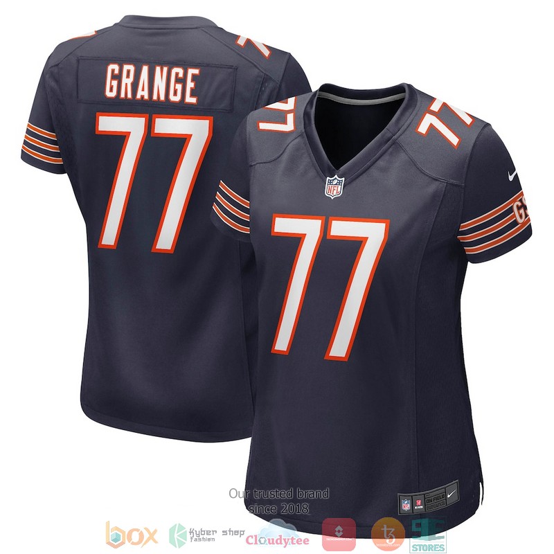 Chicago Bears Red Grange 77 Navy Retired Football Jersey 2 Chicago Bears Red Grange 77 Navy Retired Football Jersey word3