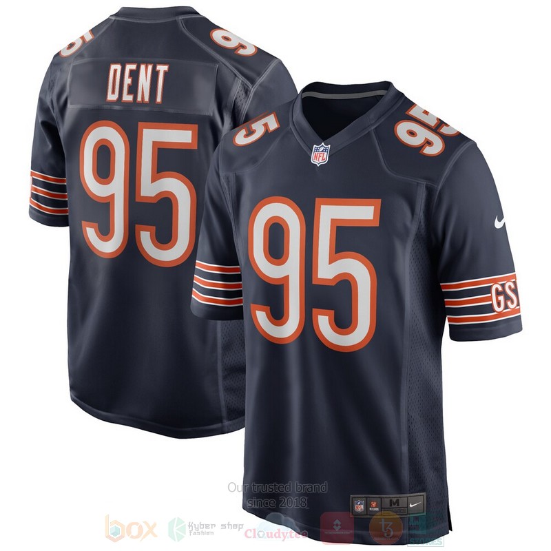 BEST Chicago Bears Richard Dent Navy Jersey Football Shirt word2