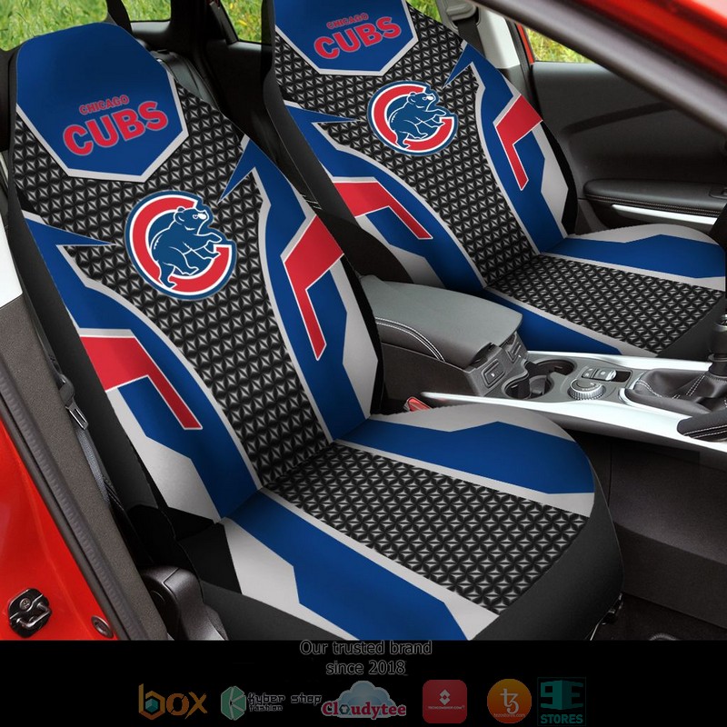 Chicago Cubs Navy Black Limited Car Seat Covers 3 Chicago Cubs Navy Black Limited Car Seat Covers word1
