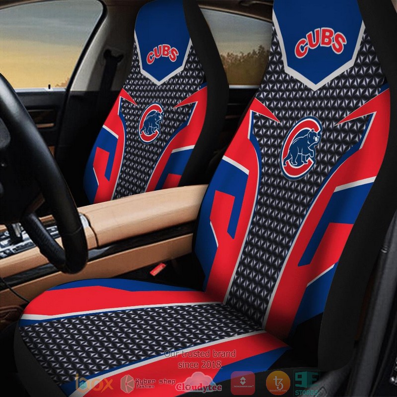 Chicago Cubs Red Blue Limited Car Seat Covers