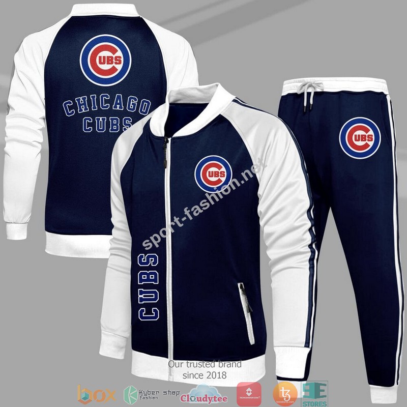 Chicago Cubs Tracksuit Jacket, Pants word2