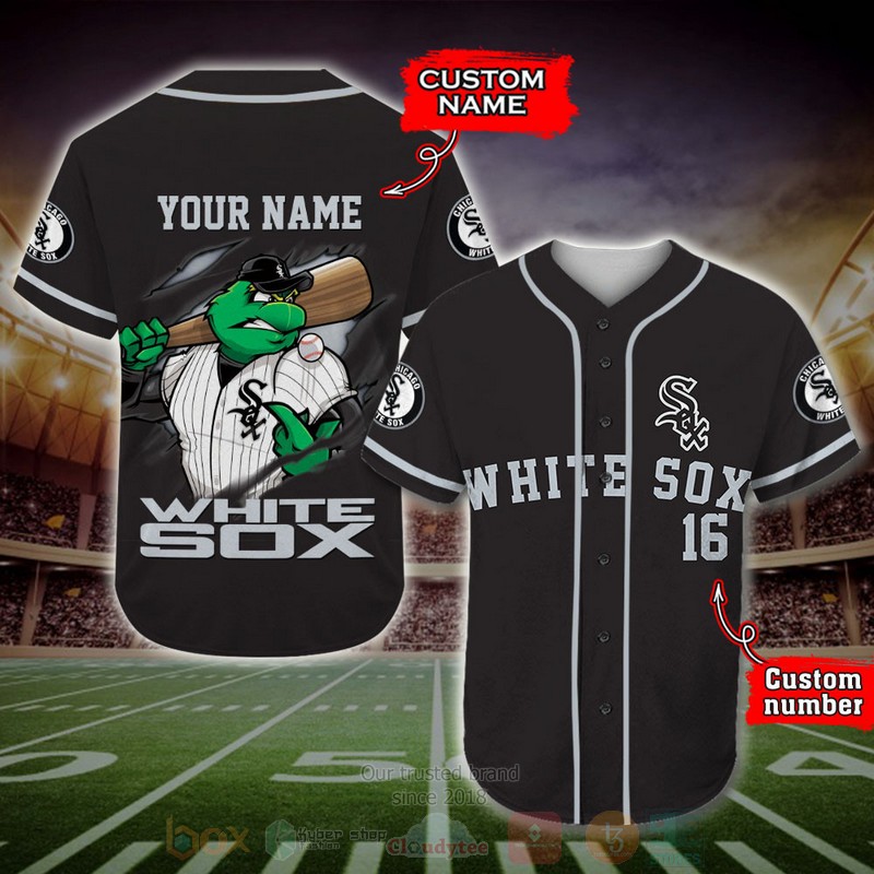 BEST Chicago White Sox Custom AOP Baseball Jersey word2