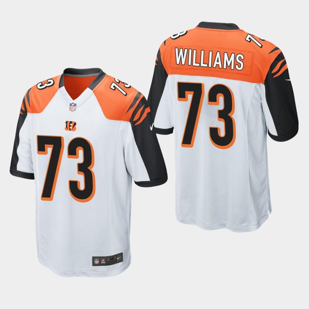 Cincinnati Bengals #73 Jonah Williams 2019 Draft White Football Jersey word1