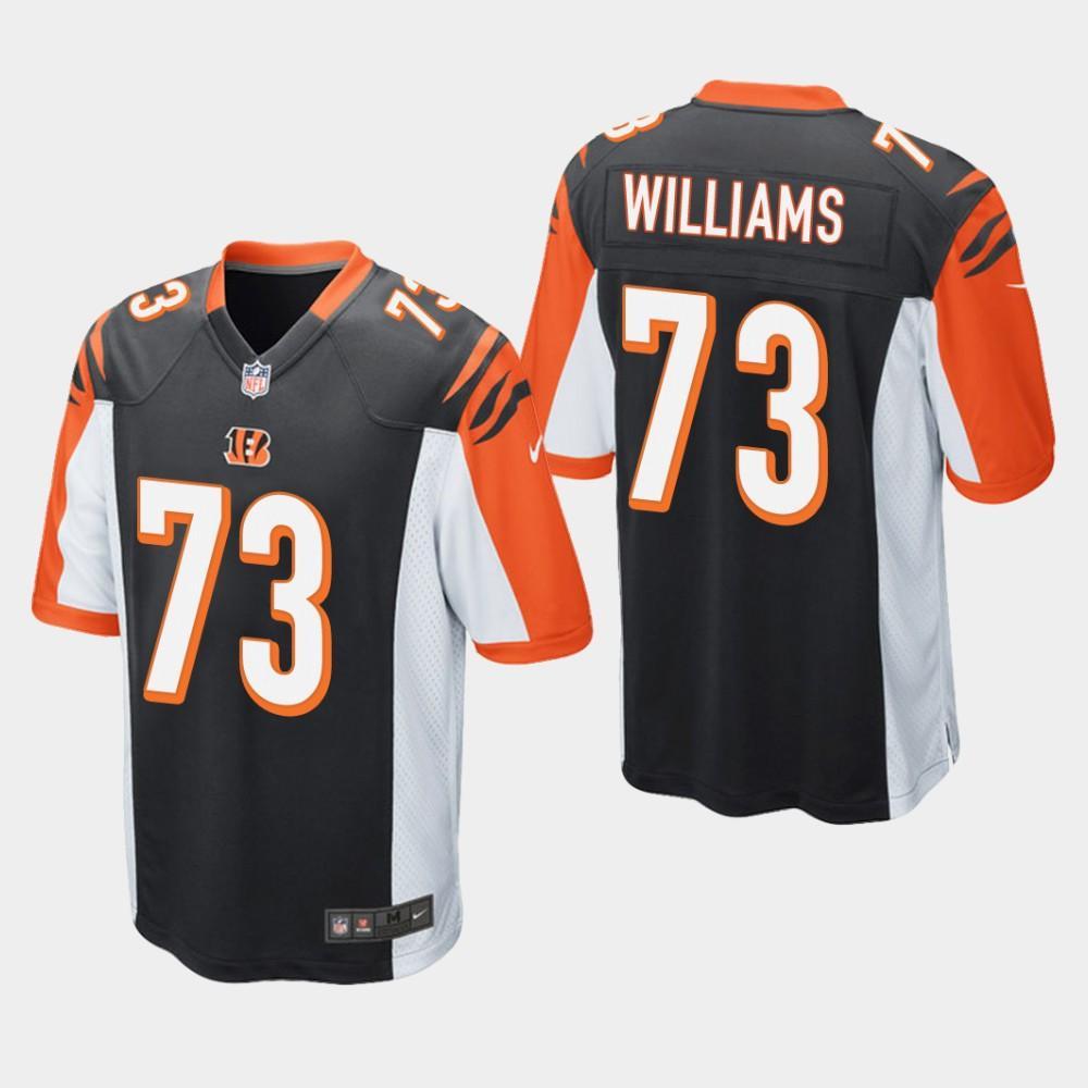 Cincinnati Bengals #73 Jonah Williams 2019 Draft Black Football Jersey word3