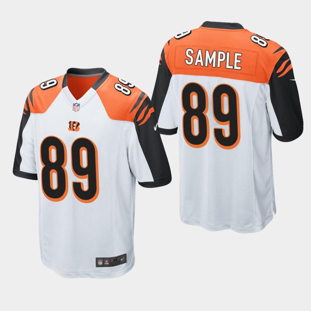 Cincinnati Bengals #89 Drew Sample 2019 Draft White Football Jersey 1 Cincinnati Bengals #89 Drew Sample 2019 Draft White Football Jersey word2