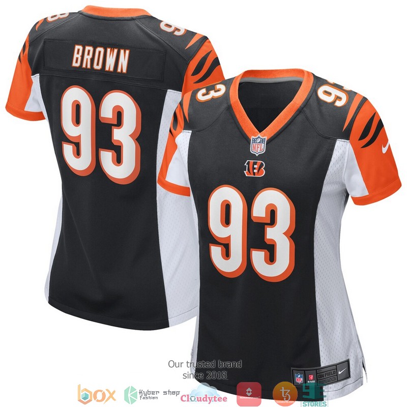 Cincinnati Bengals Andrew Brown Black Football Jersey 2 Cincinnati Bengals Andrew Brown Black Football Jersey word2