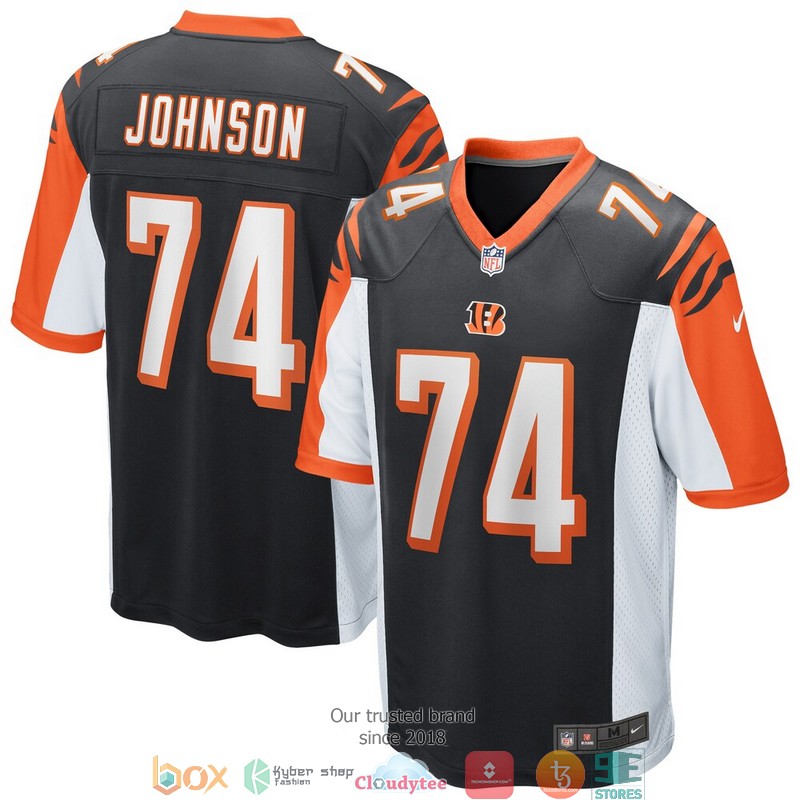 Cincinnati Bengals Fred Johnson Black Football Jersey 1 Cincinnati Bengals Fred Johnson Black Football Jersey word3