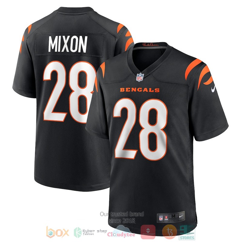 NEW Cincinnati Bengals Joe Mixon 28 Football Jersey word2